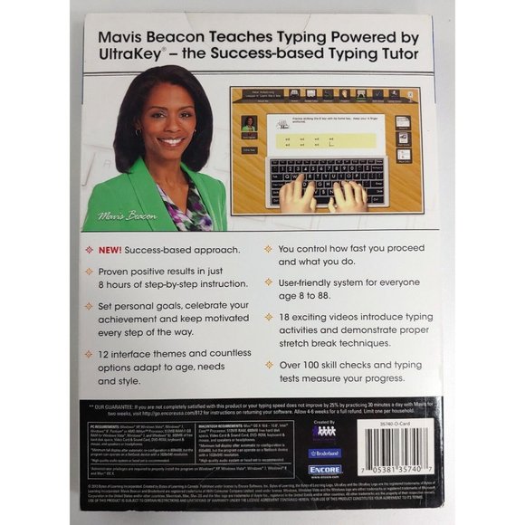Mavis Beacon Teaches Typing - Windows PC/Mac Computer Software DVD-Rom - Picture 2 of 5